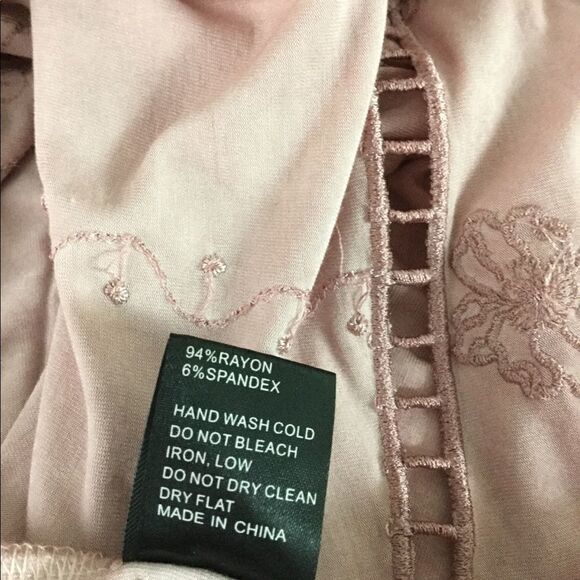 MINI Dress  Tunic With Floral Embroidery - Picture 11 of 12